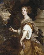 Sir Peter Lely Portrait of Lady Elizabeth Wriothesley oil painting artist